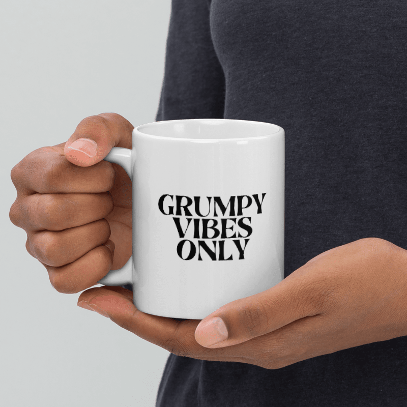 Taza Grumpy Vibes - Opinion 11oz