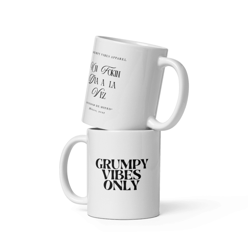 Taza Grumpy Vibes - Fokin 11oz