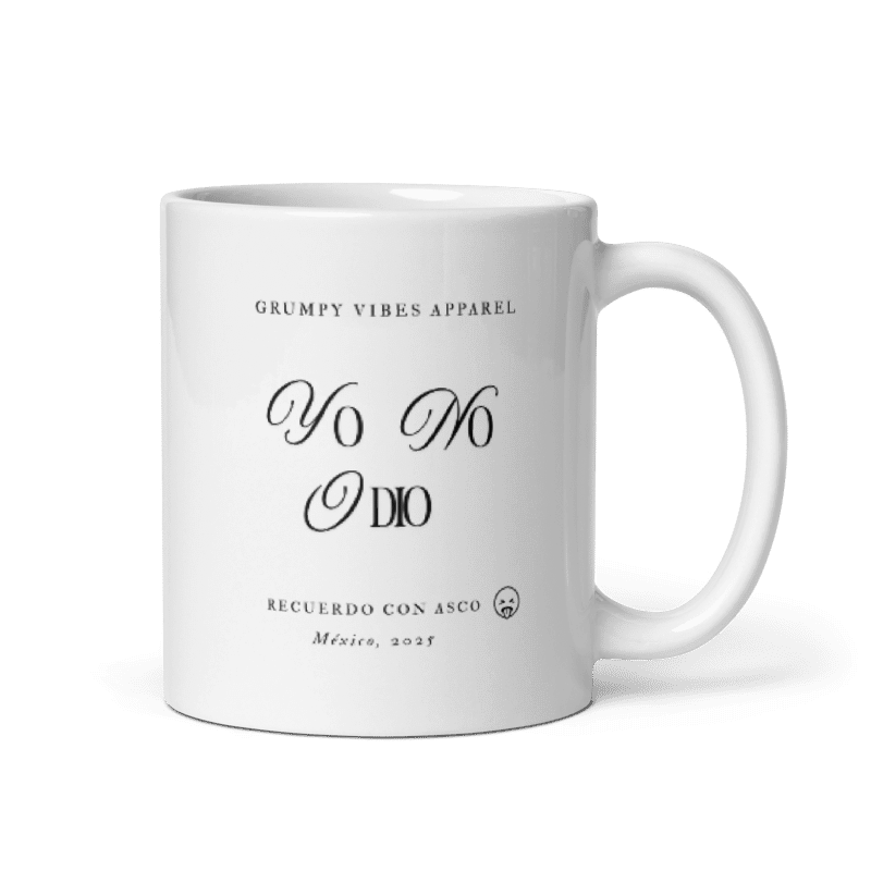 Taza Grumpy Vibes - Odio 11oz