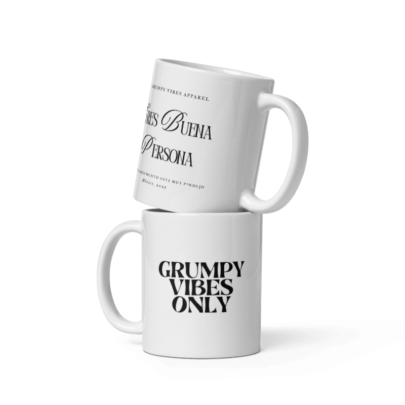 Taza Grumpy Vibes - Buena Persona 11oz