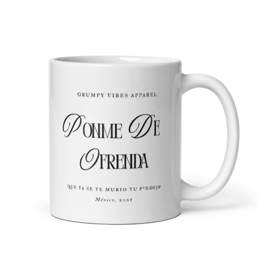 Taza Grumpy Vibes - Ofrenda 11oz